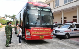 Trung đoàn 568 tiếp nhận, bàn giao công dân về địa phương