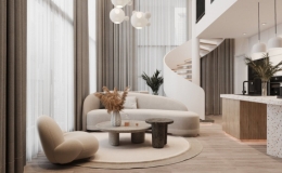 Ấn tượng với phong cách căn hộ lấy cảm hứng từ 2 châu lục