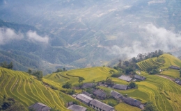 Những điểm du lịch đẹp nhất vào ''mùa lúa chín''