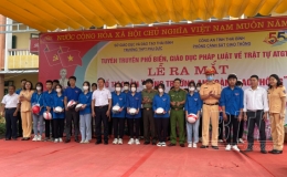 Ra mắt mô hình Cổng trường an toàn giao thông