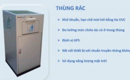 Sinh viên làm thùng rác thông minh