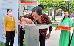 TP. Hồ Chí Minh: Người dân Củ Chi được sử dụng trụ nước sạch miễn phí