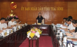 UBND tỉnh: Nghe Sở Giáo dục và Đào tạo báo cáo một số nội dung