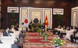Bí thư Thành ủy Đà Nẵng tiếp kiến Hoàng Thái tử Nhật Bản Akishino và Công nương Kawashima Kiko