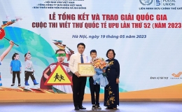 Học sinh Việt Nam xuất sắc giành giải Ba Cuộc thi viết thư quốc tế UPU lần thứ 52