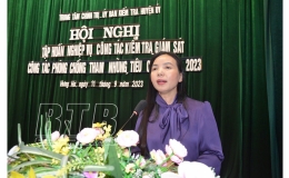 Hưng Hà: 275 cán bộ được tập huấn nghiệp vụ về công tác kiểm tra, giám sát của Đảng