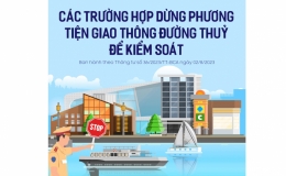Các trường hợp dừng phương tiện đường thủy để kiểm soát
