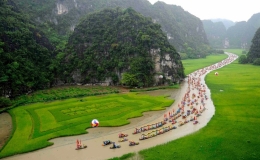 Khu du lịch Tam Cốc-Bích Động mở cửa trở lại đón hàng nghìn lượt khách trong dịp nghỉ lễ