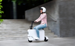 Mẫu xe điện nhỏ gọn như vali di động