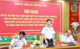 Quán triệt, thực hiện nghiêm túc nghị quyết về Chiến lược bảo vệ biên giới quốc gia và Chiến lược bảo vệ Tổ quốc trên không gian mạng