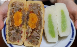Tất bật sản xuất bánh Trung thu tại làng nghề nổi tiếng Xuân Đỉnh (Hà Nội)