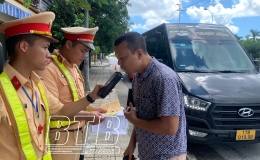 Vũ Thư: Xử phạt trên 2.200 trường hợp vi phạm trật tự ATGT