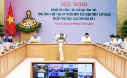Hội nghị trực tuyến triển khai các biện pháp cấp bách khắc phục hậu quả bão số 3