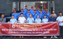 Chia tay người lao động đi làm việc thời vụ tại Hàn Quốc