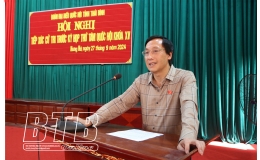 Đoàn đại biểu Quốc hội tỉnh tiếp xúc cử tri tại huyện Hưng Hà, Quỳnh Phụ trước kỳ họp thứ tám, Quốc hội khóa XV