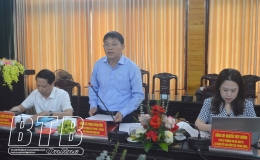 Đoàn kiểm tra của Ban Bí thư kiểm tra theo kế hoạch đối với Ban Thường vụ Huyện ủy Quỳnh Phụ