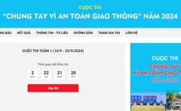 Gần 84 nghìn lượt thi “Chung tay vì an toàn giao thông” tuần 1