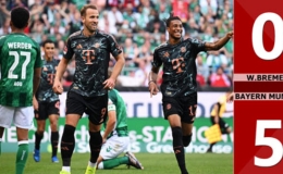 Kết quả bàn thắng W.Bremen vs Bayern Munich: 0-5 (Vòng 4 Bundesliga 2024/25)