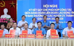 Ký kết quy chế phối hợp nâng cao hiệu quả hoạt động công đoàn