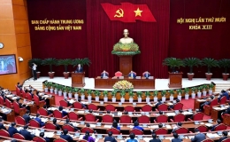 Ngày làm việc thứ nhất của Hội nghị Trung ương 10 khoá XIII