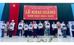 SACOMBANK dành 25.959.000 đồng trao học bổng “ươm mầm cho những ước mơ” tại tỉnh Thái Bình