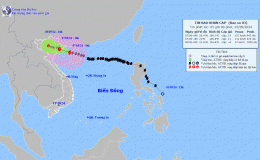 Tin bão khẩn cấp (Cơn bão số 3) hồi 06 giờ ngày 07/9
