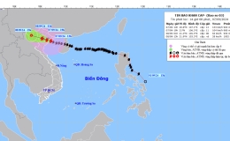Tin bão khẩn cấp (Cơn bão số 3) hồi 13 giờ ngày 07/9