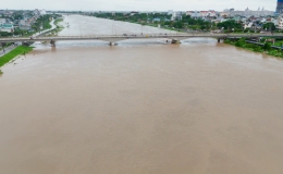 Tin lũ khẩn cấp trên sông Trà Lý, tin lũ trên sông Hồng, sông Luộc tỉnh Thái Bình