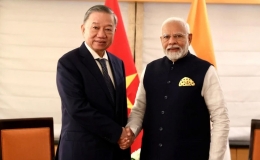 Tổng Bí thư, Chủ tịch nước Tô Lâm tiếp Thủ tướng Ấn Độ Narendra Modi