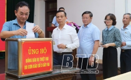 Trao yêu thương tới đồng bào vùng bị thiên tai