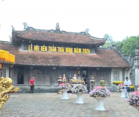 Trang nghiêm các nghi lễ mở màn cho lễ hội đền Trần