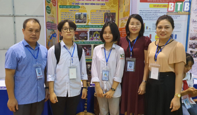 2 dự án của học sinh Thái Bình tham dự Cuộc thi Khoa học kỹ thuật cấp quốc gia