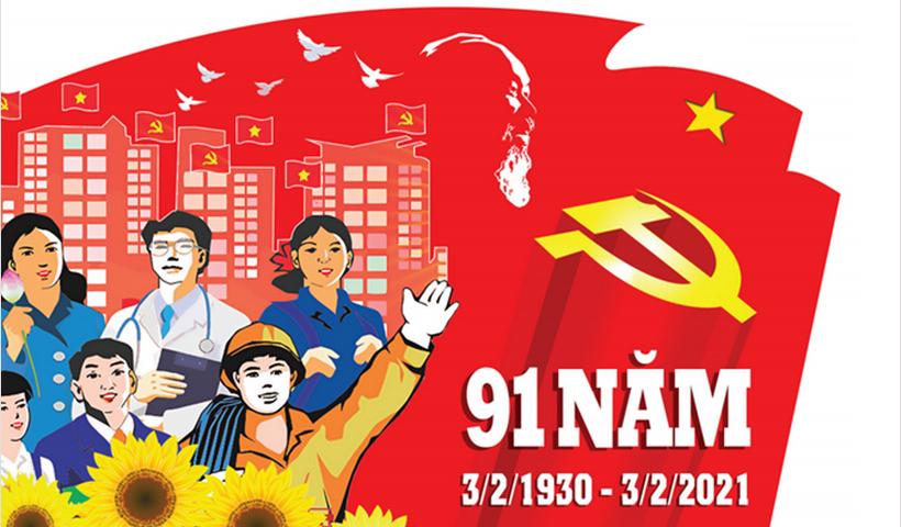91 năm ngày thành lập Ðảng Cộng sản Việt Nam (3/2/1930 - 3/2/2021)