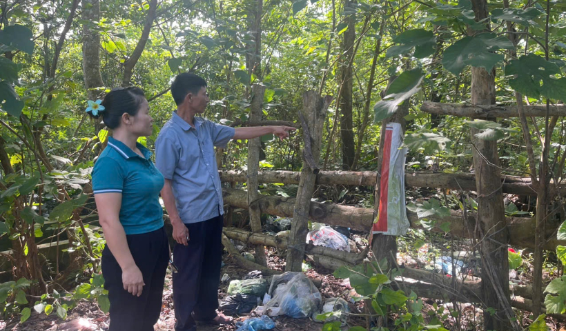 Canh Tân (Hưng Hà): Tập trung xử lý rác thải gây ô nhiễm môi trường