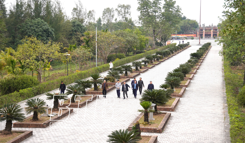 Chuẩn bị các điều kiện để tổ chức lễ hội đền Trần năm 2025 chu đáo, trang trọng