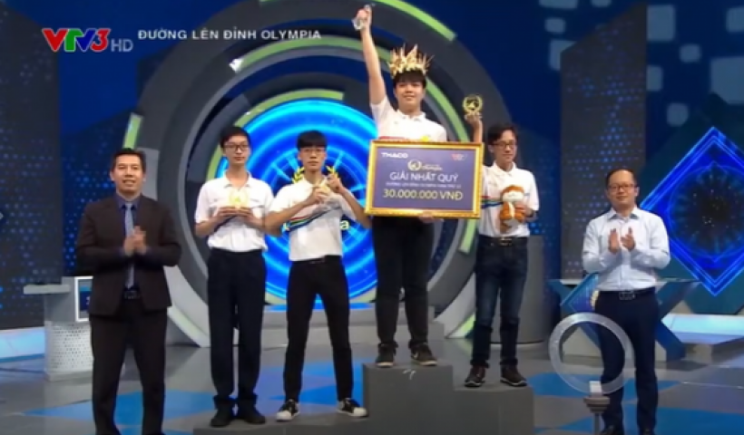 Nam sinh Thái Bình trở thành thí sinh đầu tiên có mặt trong trận Chung kết Olympia năm thứ 22