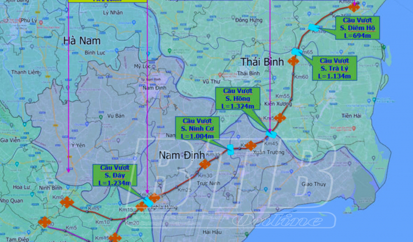 Phấn đấu khởi công dự án tuyến đường bộ cao tốc Ninh Bình - Hải Phòng (CT.08), đoạn qua tỉnh Nam Định và Thái Bình trong tháng 11/2024