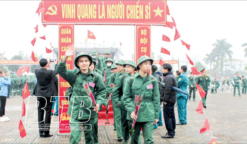 Thái Bình: Các huyện, thành phố đã tuyển đủ 100% chỉ tiêu giao quân năm 2025