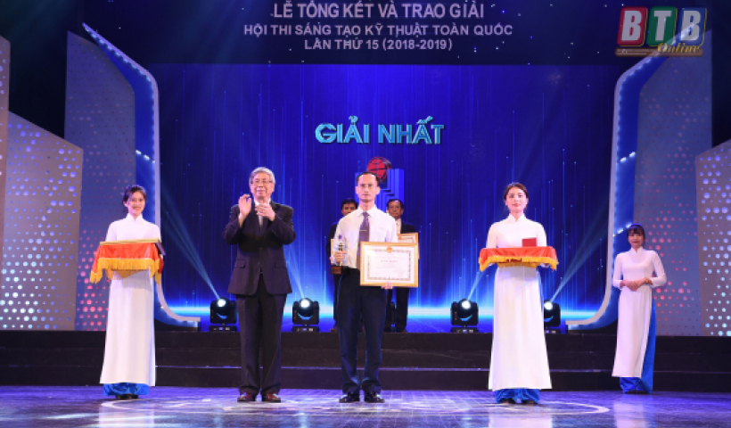 Thái Bình có 5 giải pháp đạt giải Hội thi Sáng tạo Kỹ thuật toàn quốc lần thứ XV
