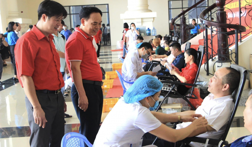 Thái Bình: Đã thu nhận 1.300 đơn vị máu trong chiến dịch những giọt máu hồng hè
