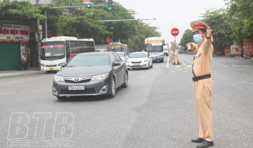 Thái Bình: Không để ùn tắc giao thông trên quốc lộ 10 dịp nghỉ lễ