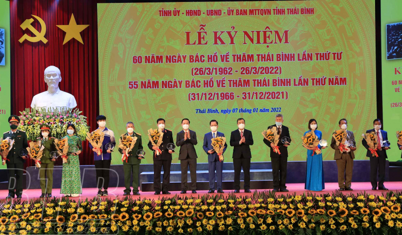 Thái Bình long trọng tổ chức Lễ kỷ niệm 60 năm ngày Bác Hồ về thăm Thái Bình lần thứ tư, 55 năm ngày Bác Hồ về thăm Thái Bình lần thứ năm  
