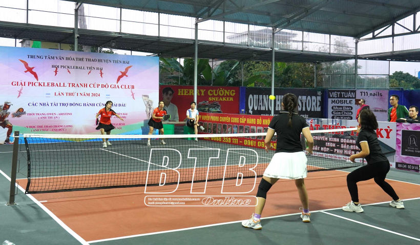 Tiền Hải: Sôi nổi phong trào tập luyện môn thể thao mới Pickleball