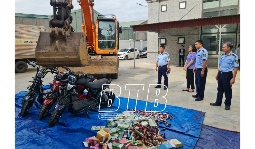 Tiêu hủy hàng vạn sản phẩm là hàng lậu, hàng giả 