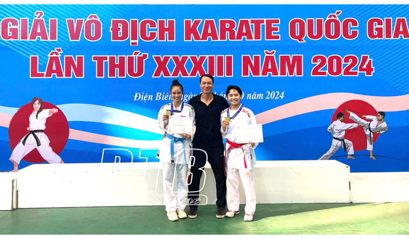 VĐV Thái Bình đạt thành tích cao tại giải vô địch Karate quốc gia lần thứ 33 năm 2024