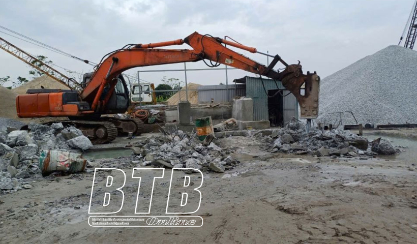Vũ Thư: Quyết liệt xử lý bến bãi, trạm trộn bê tông không phép