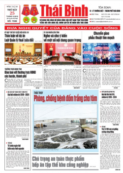 Số 7599 - Thứ 7 ng&agrave;y 25/5/2019