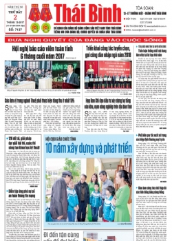 Số 7136 - Thứ 7 ng&agrave;y 1/12/2017