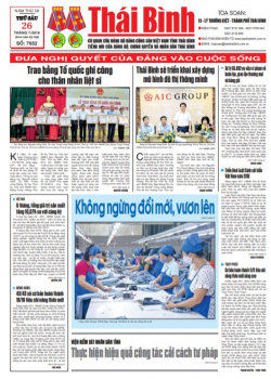 Số 7652- Thứ 6 ngày 26/7/2019