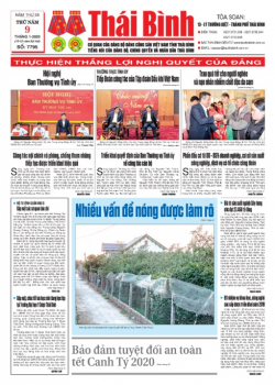 Số 7795 - Thứ 5 ng&agrave;y 9/1/2020